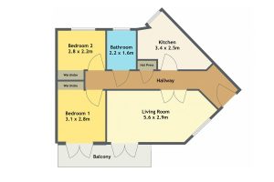Apartment 39 floorplan